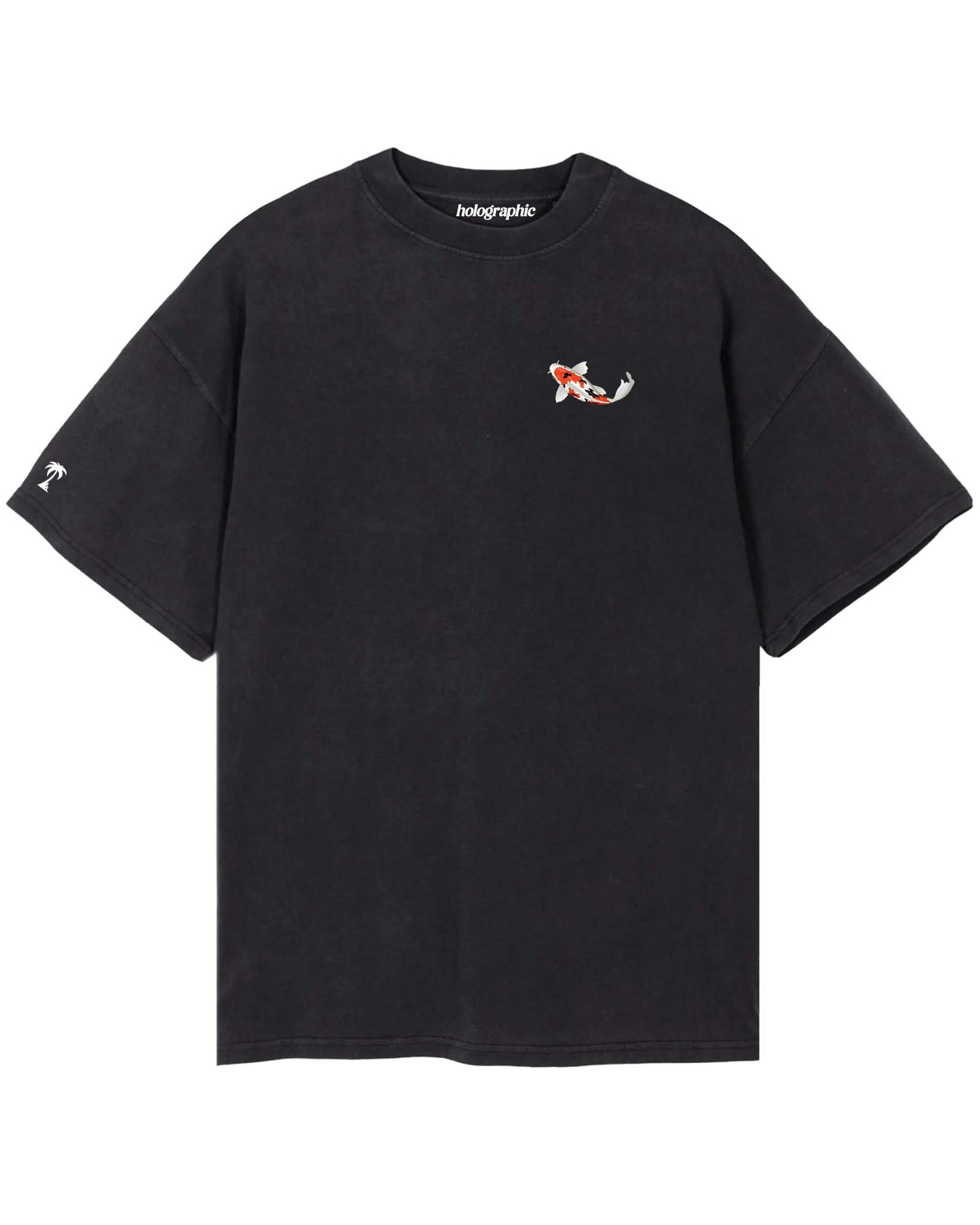 Vintage Black Oversized Tee - Be Like Water