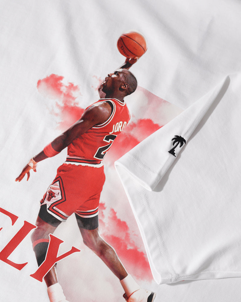 White Oversized Tee - FLY Jordan