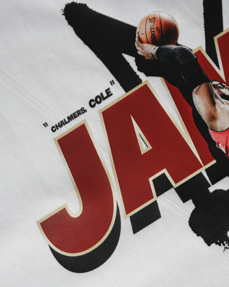 White Oversized Tee -  King James Heat